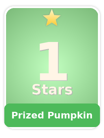 Prized Pumpkin